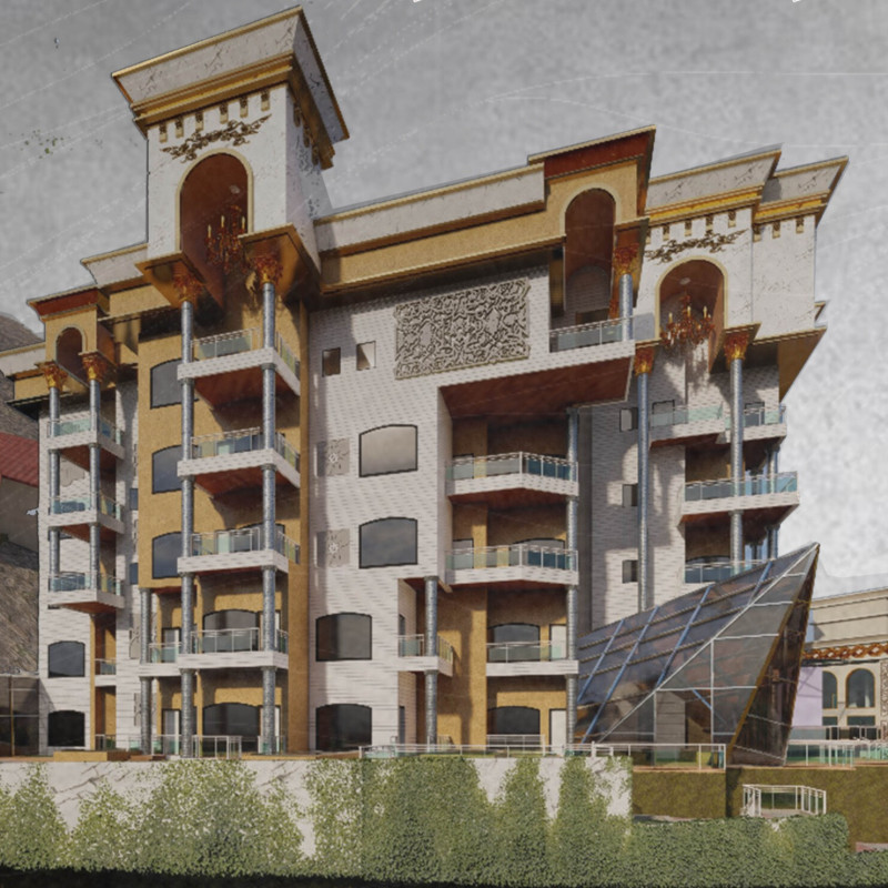 Baroque Elegance with Contemporary Transparency in Vineyard Hospitality