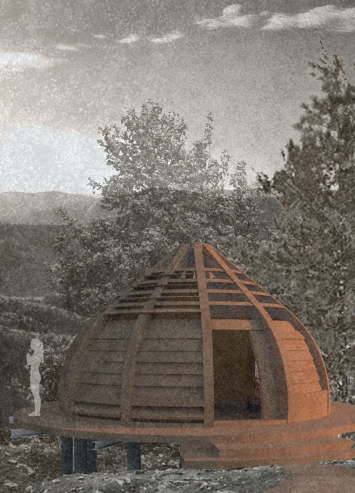 Xisto Stone Retreat Embracing Nature with Coconut Fiber Comfort