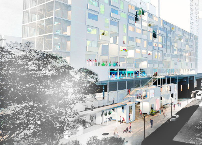 Modular Living Units with Standardized Partitions for Urban Community Integration