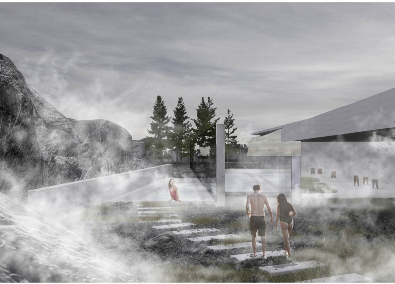 Reflective Surfaces and Camouflaged Design in a Natural Landscape Setting