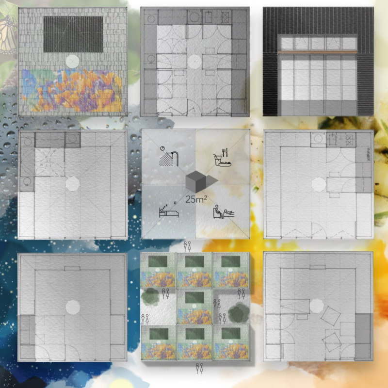 Charred Wood Exterior Meets Green Roof in Compact Microhome Design