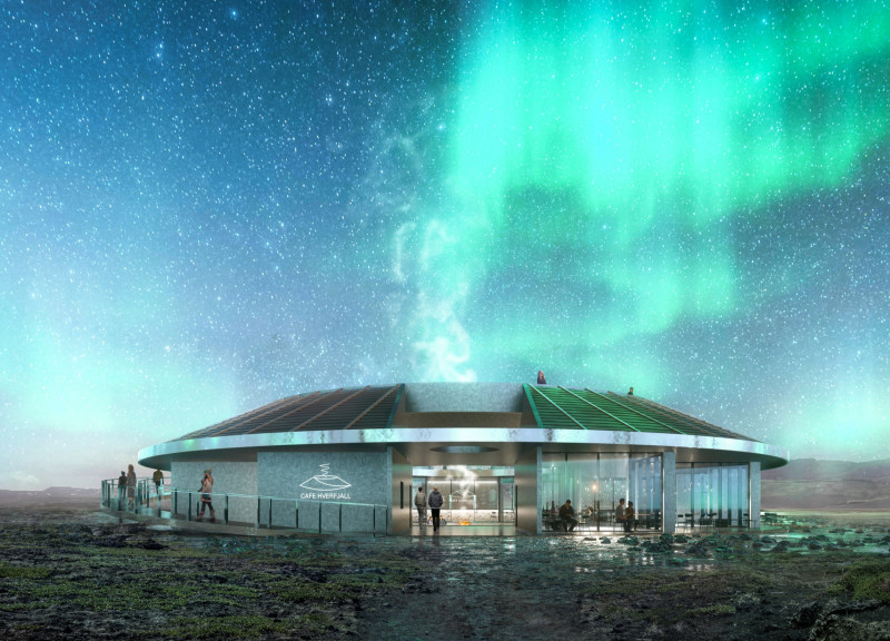 Circular Ramp Design Enhancing Community Interaction Amid Natural Landscapes