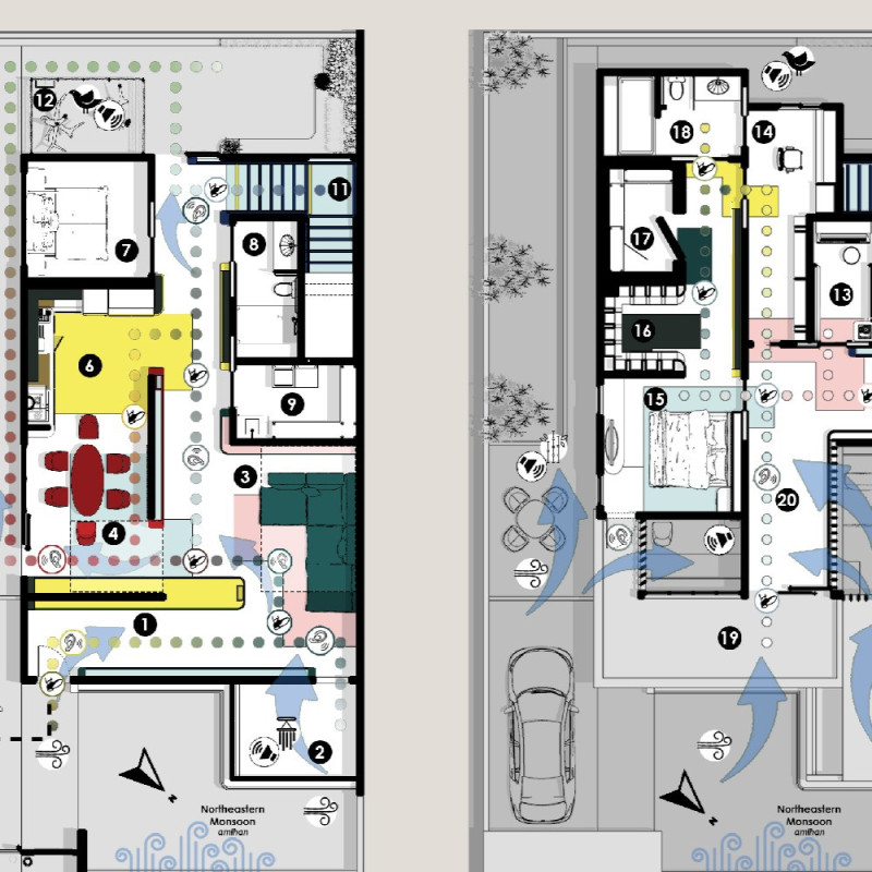 Cross-Ventilated Habitat Crafted from Bamboo and Reclaimed Wood