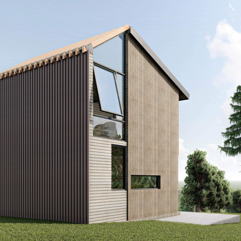 Natural Light and Quiet Spaces in a Serene Flower Workshop Cabin