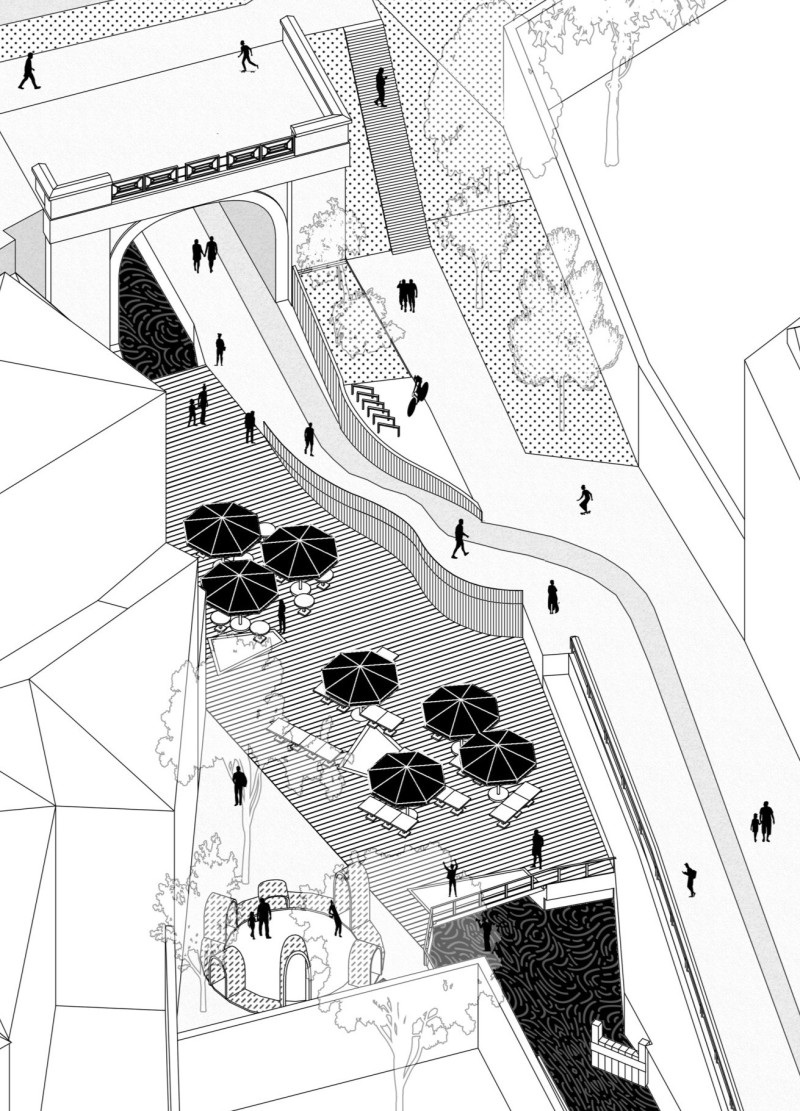 Soundscape Integration with Steel and Greenery in Urban Community Space