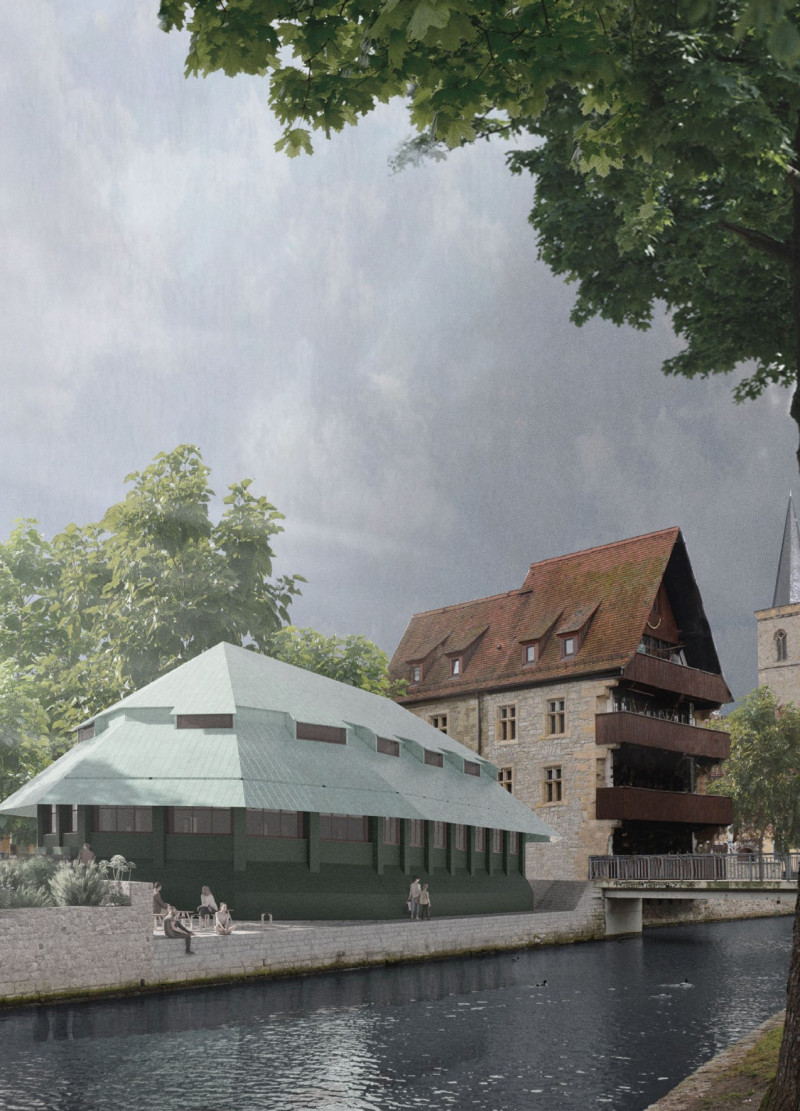 Alcoves of Serenity: a Sustainable Hospice with Timber and Brick Elements