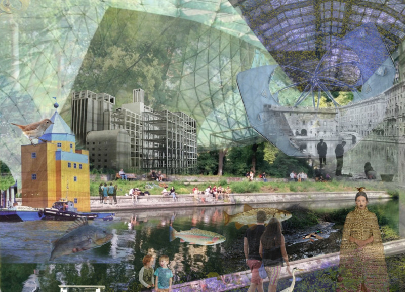 Ecological Corridors Enhancing Urban Biodiversity Along Historic Waterways