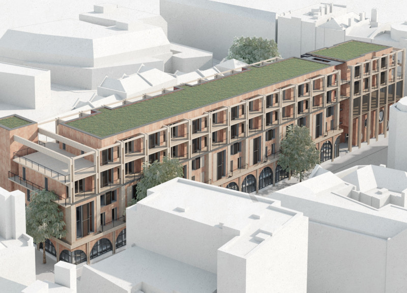 Brick Facades and Vertical Streets Enhancing Community Living