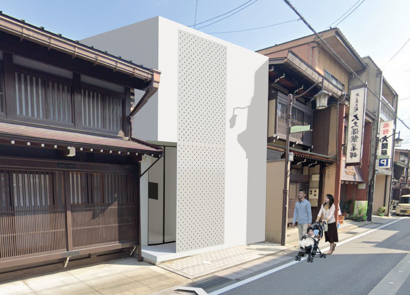 Bamboo Panels and Onsen in a Private Retreat for Modern Families