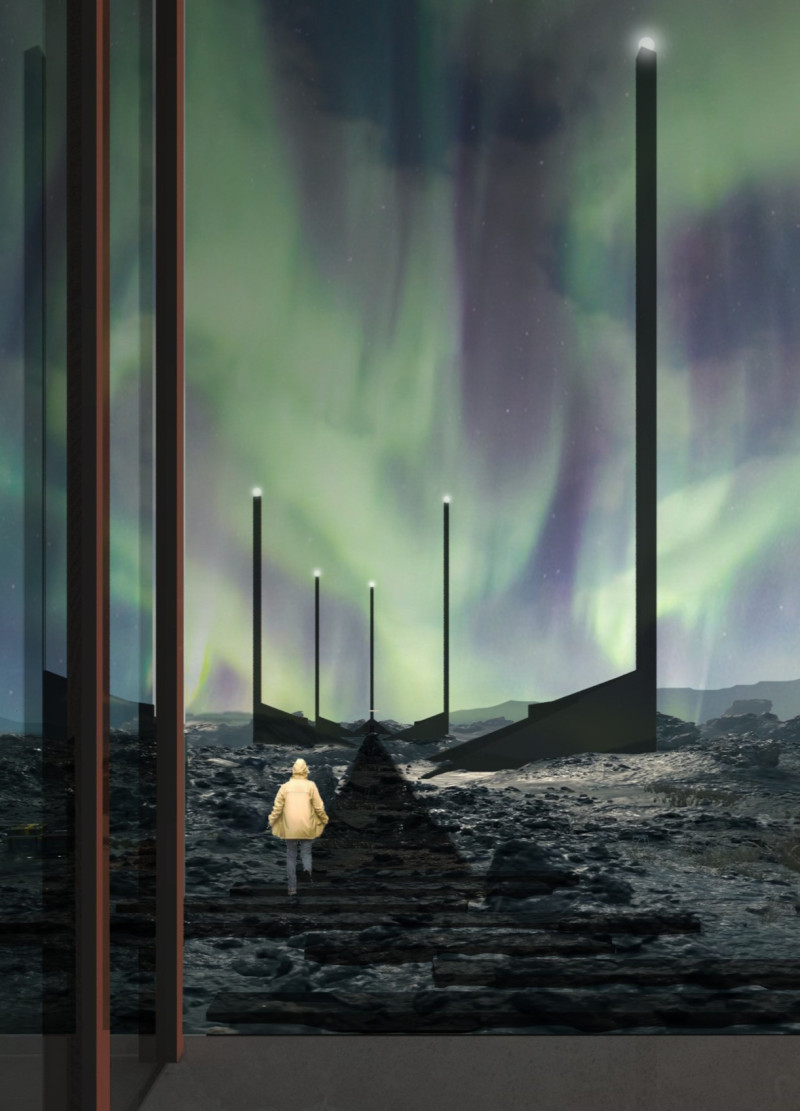 Towers of Observation with Conic Camera Systems in Icelandic Landscape