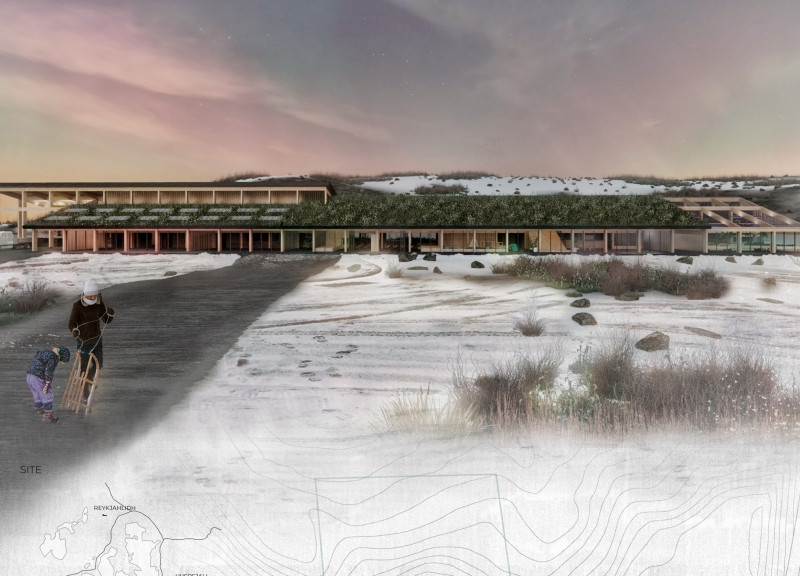 Basalt Walls and Glulam Roofs Shaping Sustainable Community Engagement