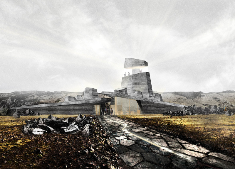 Harnessing Local Stones and Cross-Laminated Timber at a Tectonic Landscape Experience