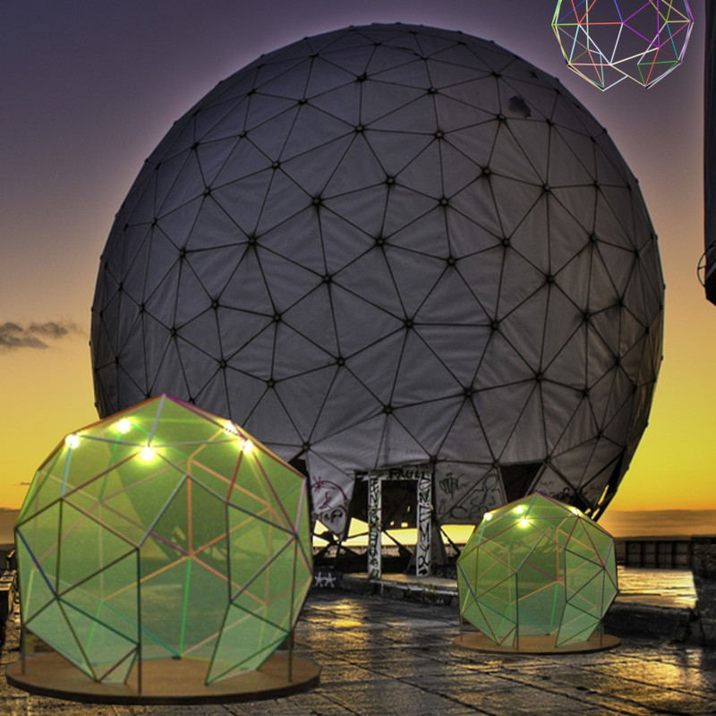 Translucent Plexiglass and Recycled Materials Enhance Community Interaction