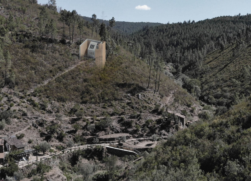 Balconies That Embrace Mountain Views with Slope-Integrated Shelters