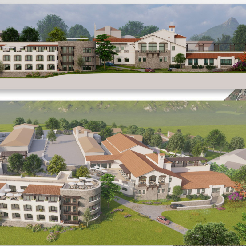 Warmth of Wooden Ceilings in a Reinforced Concrete Retreat