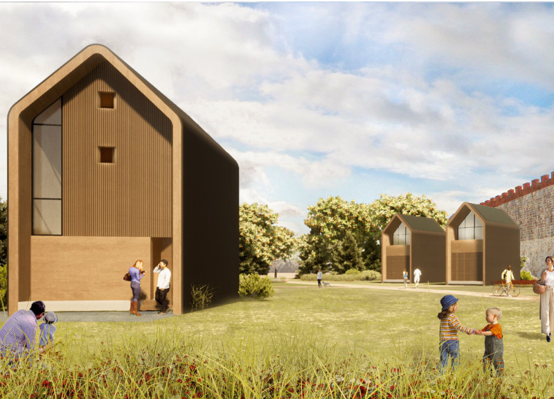 Cross-Laminated Timber Structure Enhancing Urban Living Through Community Spaces