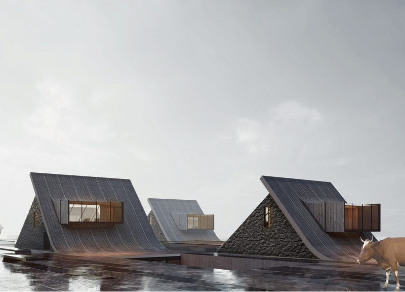 Capturing Natural Light Through the Aurora Box in a Geothermal Greenhouse Restaurant