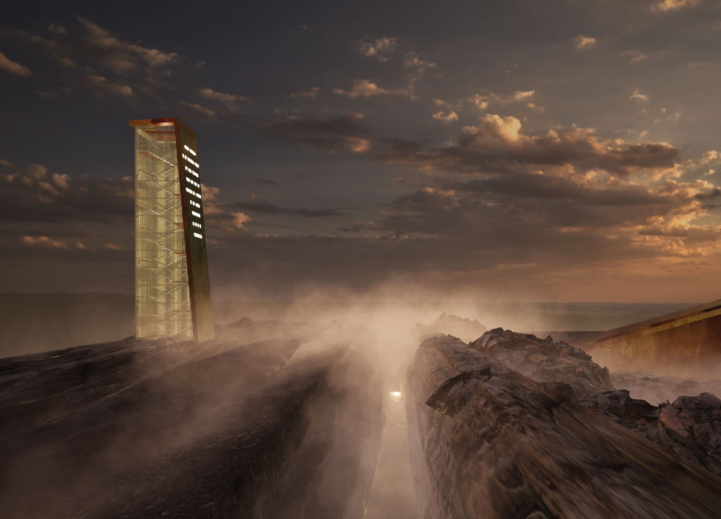 Copper Cladding and Iron Framework Enhancing Geological Exploration Experience