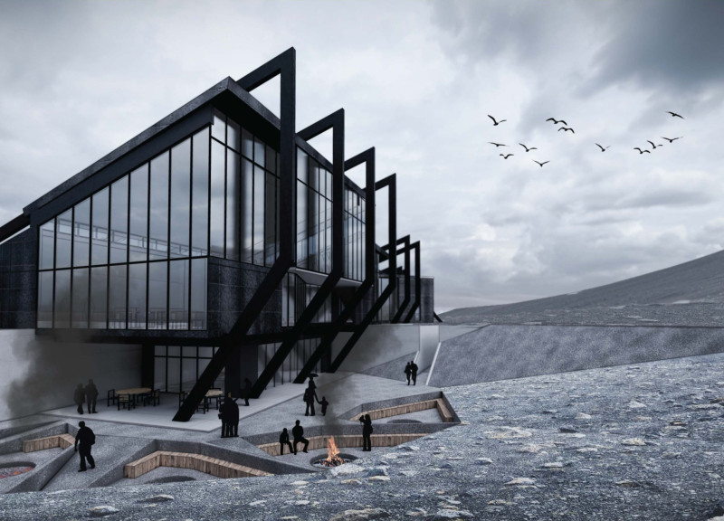 Geothermal Heating and Steel Framework Enhancing Community Interaction