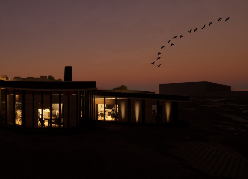 Resilient Greenhouse Dining Embracing Natural Ventilation and Local Flora