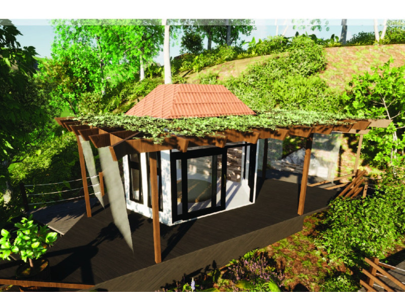 Central Podium and Local Limestone Shape a Tranquil Wellness Retreat