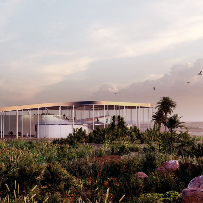 Etfe Canopy and Reinforced Concrete Structure Enhancing Community Engagement Through Natural Ventilation