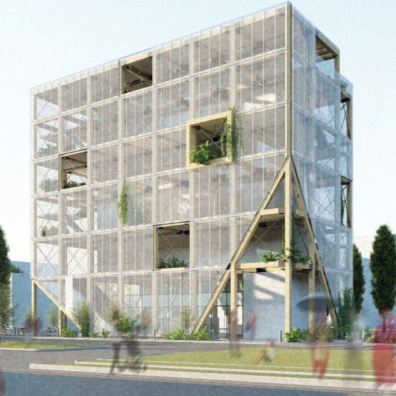 Modular Rotating Walls Enhance Community Living in Urban Core