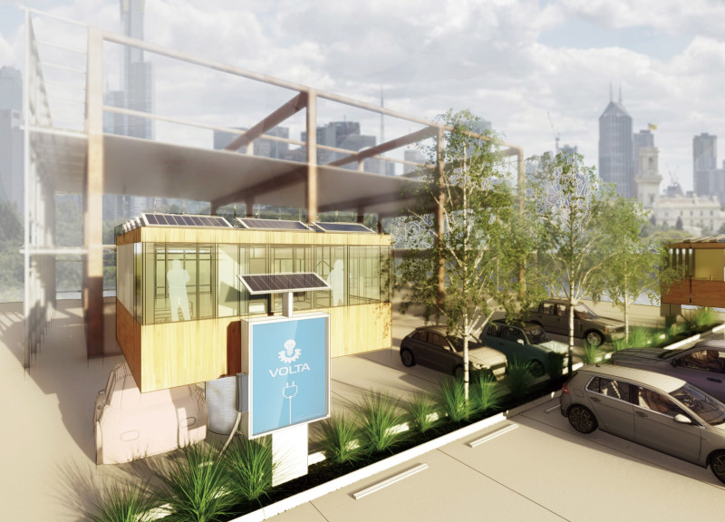 Recyclable Wood Panels in off-Grid Transitional Housing