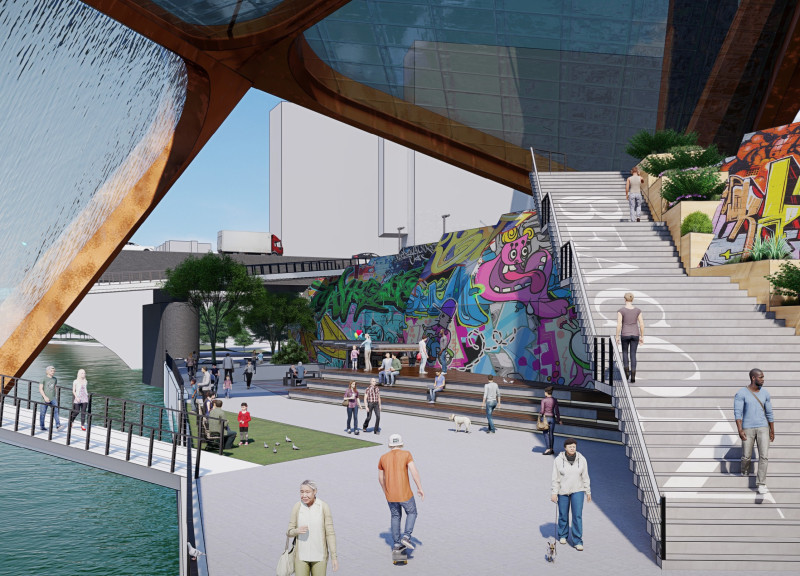 A Community Hub Integrating Vertical Farming and Mixed Uses