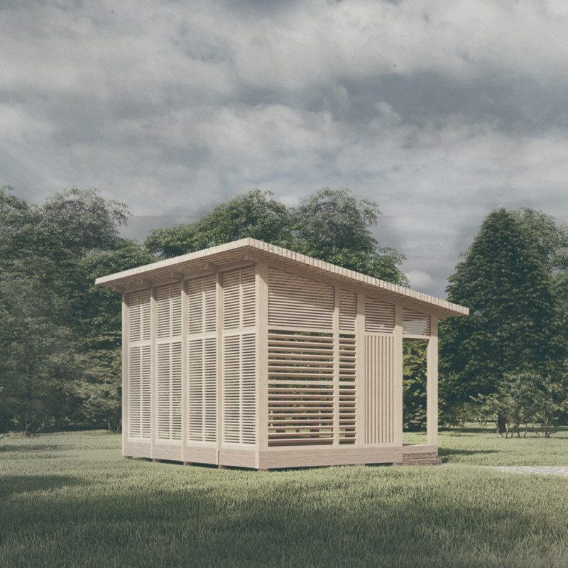 Radiata Pine and Agathis Australis Create a Tranquil Meditation Space in Nature