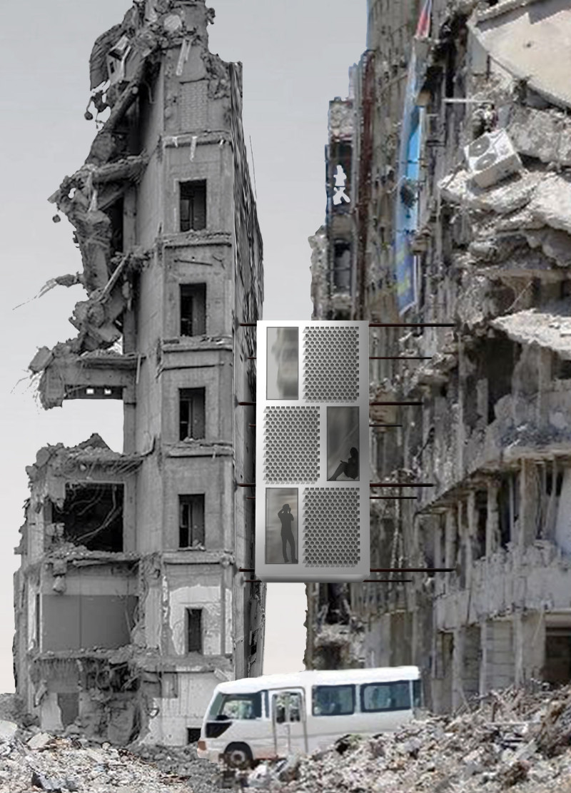 Integrating Greenery and Rainwater Collection Within a Glass Facade