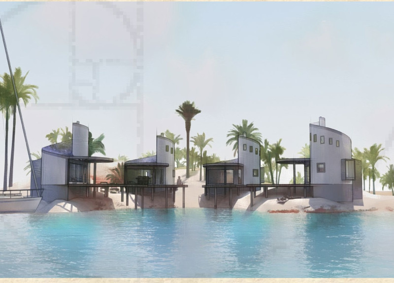 Coconut Structures Enhanced by Solar Cooling and Natural Fiber Elements for Sustainable Community Living