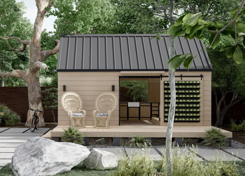 Carbon-Negative Housing Crafted from Engineered Bamboo