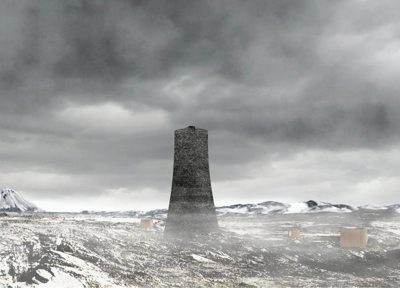 Capturing Water Through Cloud Fishing and Laminated Wood in a Volcanic Observatory
