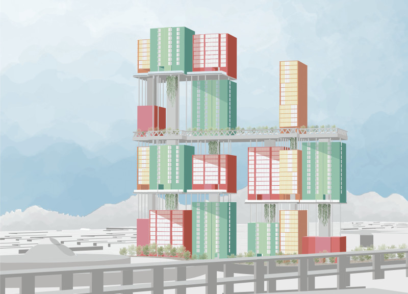 Elevated Communal Spaces Transforming Urban Connectivity