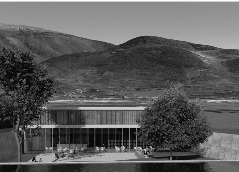 Landscape Integration Through Channeling Walls in a Vineyard Community