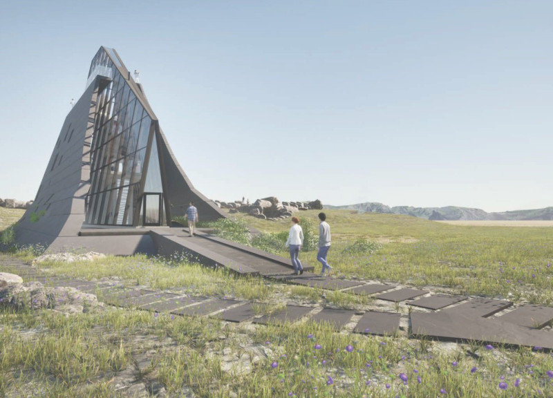 Charred Wooden Shingles and Glass Facade in a Versatile Community Space