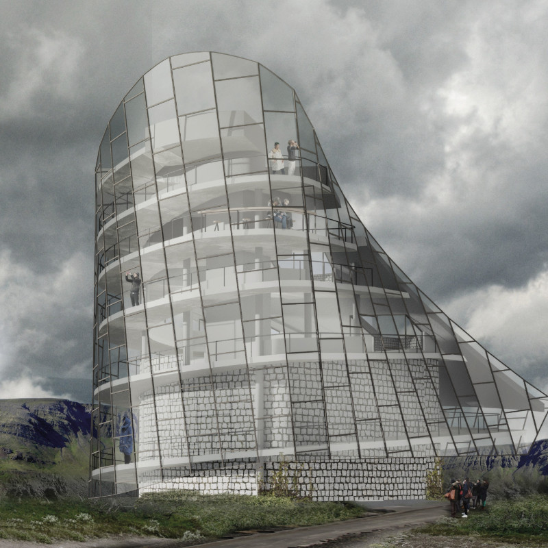 Turf Roofs and Flat Stones Blending with Geothermal Landscapes in Iceland