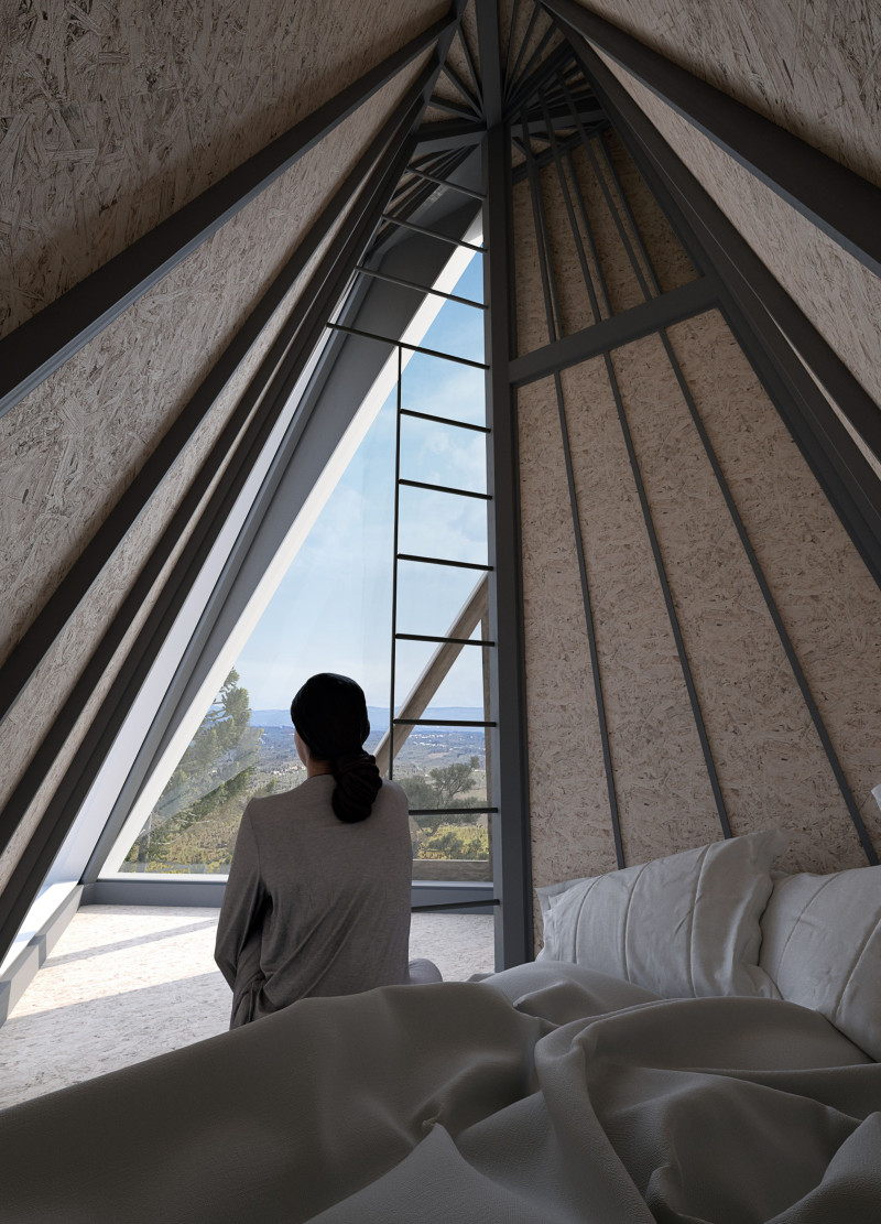 Timbercrete Retreat with Expansive Valley Views