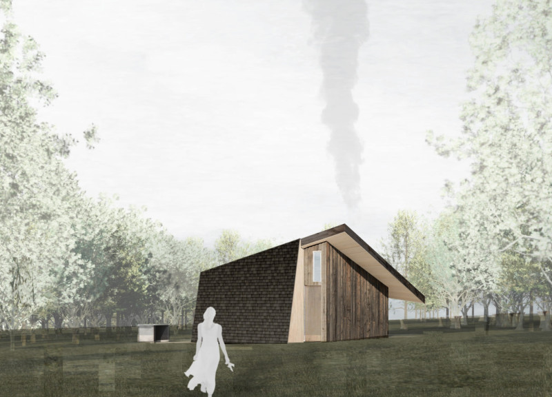 Hyperbolic Roof Form Enhancing Connection with Nature Through Kaikawaka Cedar and Woven Grass