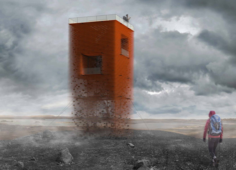 Framed Views and Perforated Light in a Semi-Enclosed Lookout Point