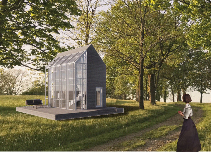 Natural Light Pavilion Crafted from Local Wood in a Forest Retreat