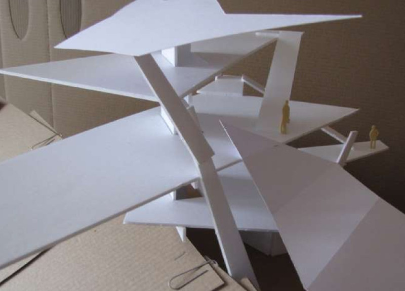 Steel Platforms Overlooking Volcanic Craters