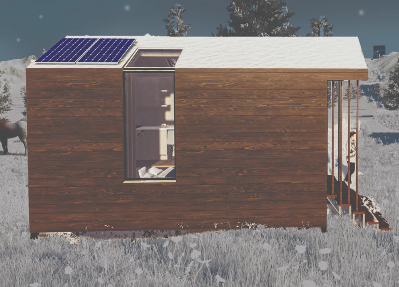 Sustainable Living with Finnish Pine and Water Collection Systems