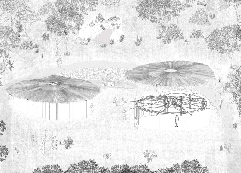 Spiral Design That Enhances Community Interaction Amid Natural Terrain