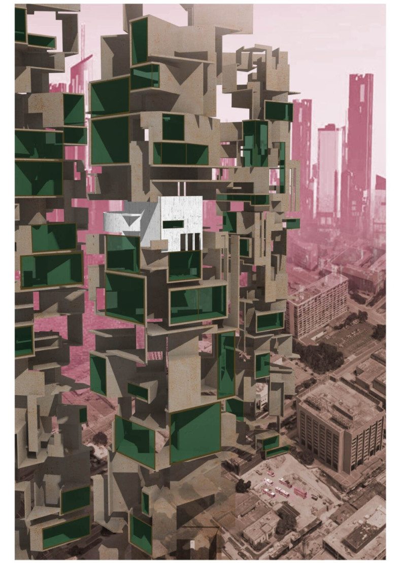 Concrete Foundations Underwater: a Family Retreat on an Asteroid