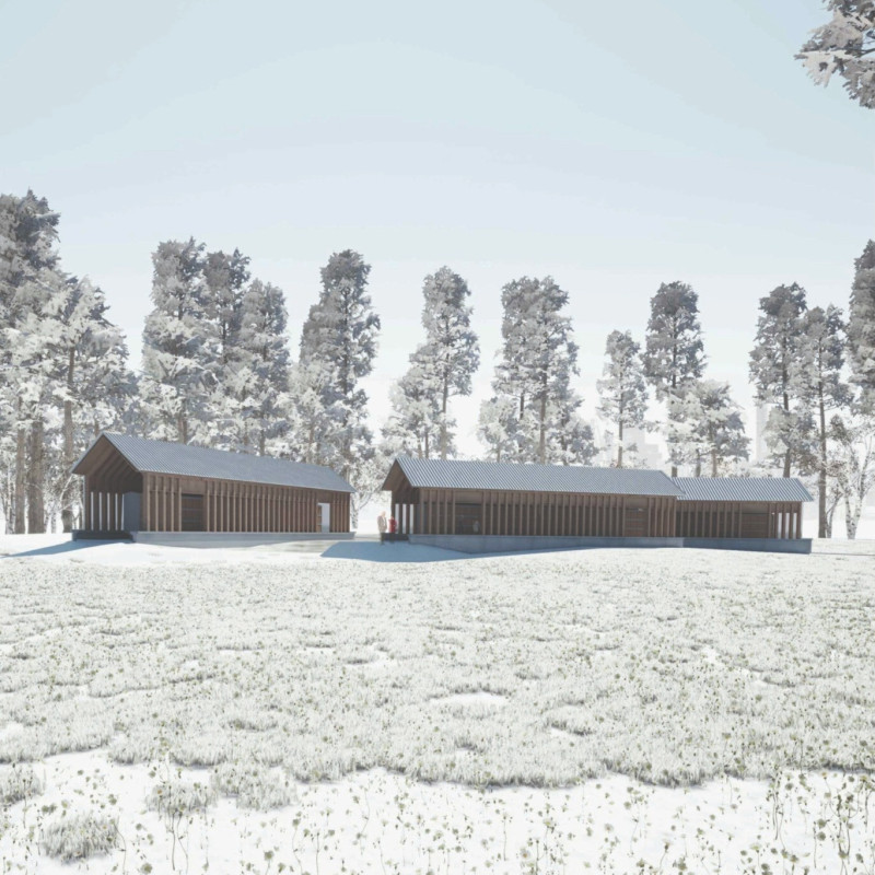 Wind-Driven Reflection Within Wooden Niches in a Peaceful Columbarium