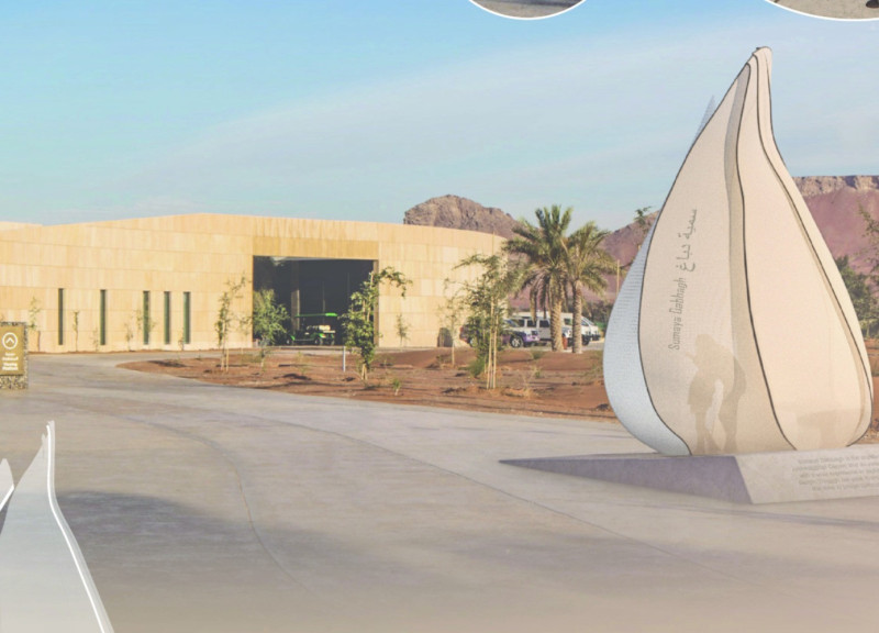 Translucent Acrylic Panels and Tpfe Fabric Form a Reflective Sculpture Emphasizing Women's Contributions