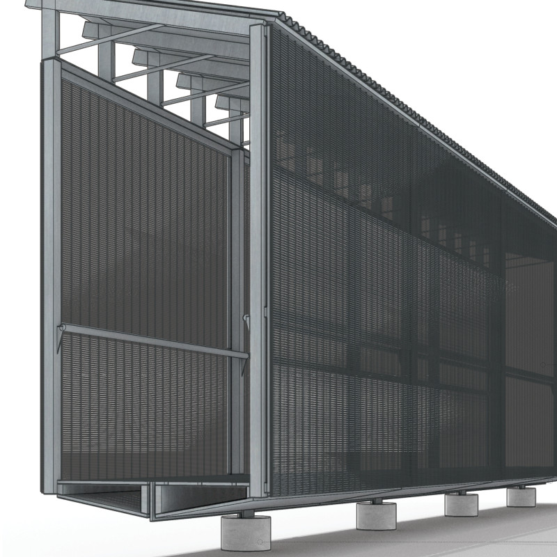 Timber and Void Structure Enhancing Geological Engagement in Iceland