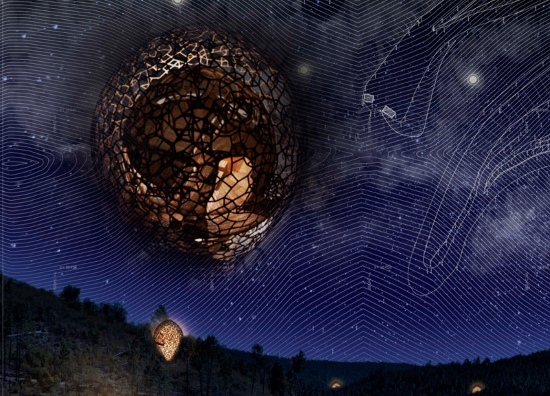 Tubular Wood Shelter with Integrated Biofiltration System